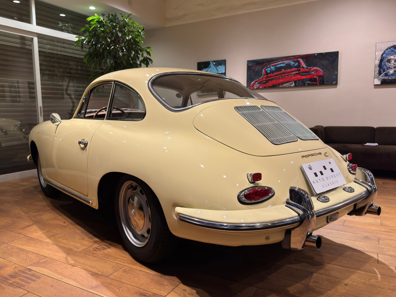 ポルシェ 356 C/シャンパンイエロー/サティフィケイト/内外装レストア